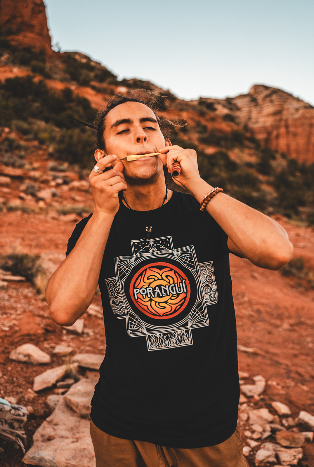 CHAKARUNA TRIBLEND UNISEX TEE