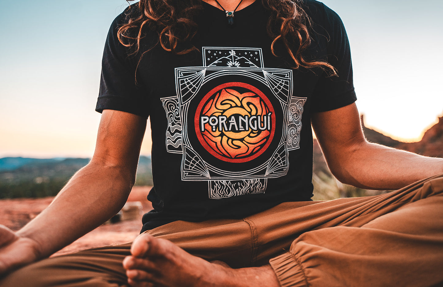 CHAKARUNA TRIBLEND UNISEX TEE