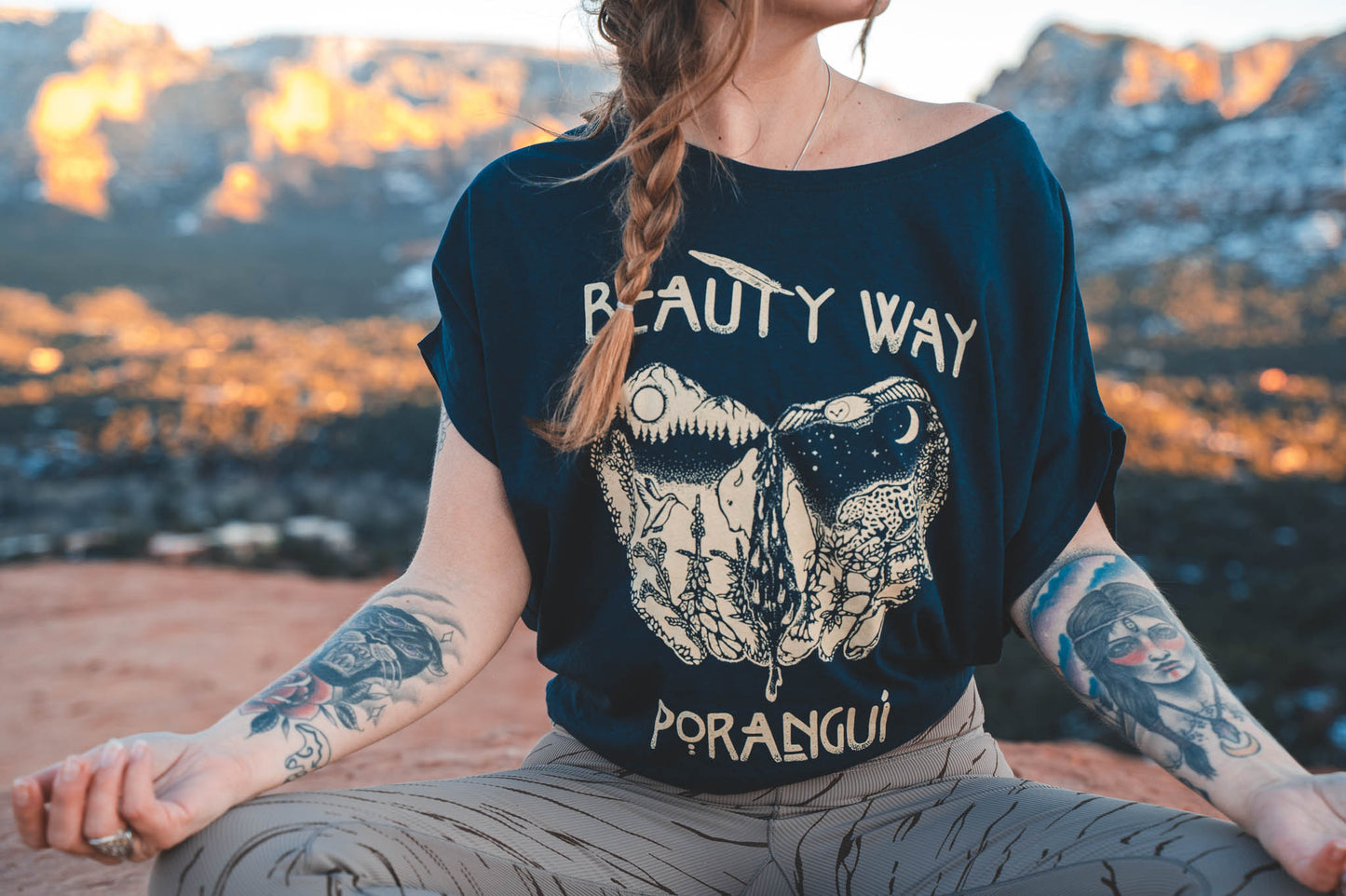 BEAUTY WAY ORGANIC WOMEN'S PONCHO