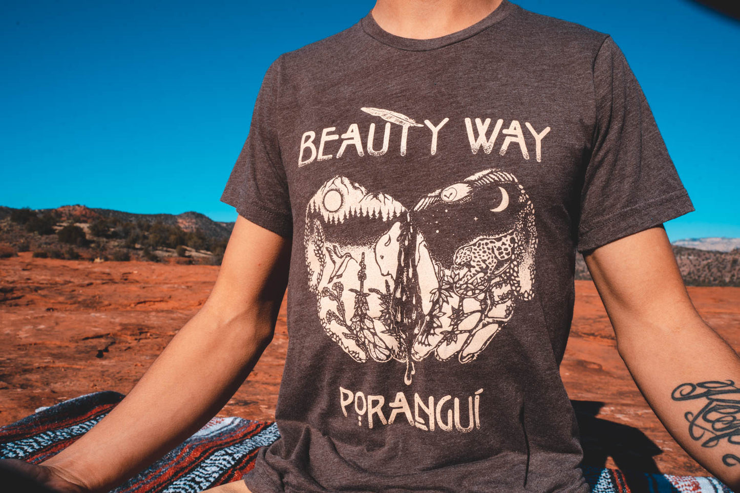 BEAUTY WAY TRIBLEND UNISEX TEE
