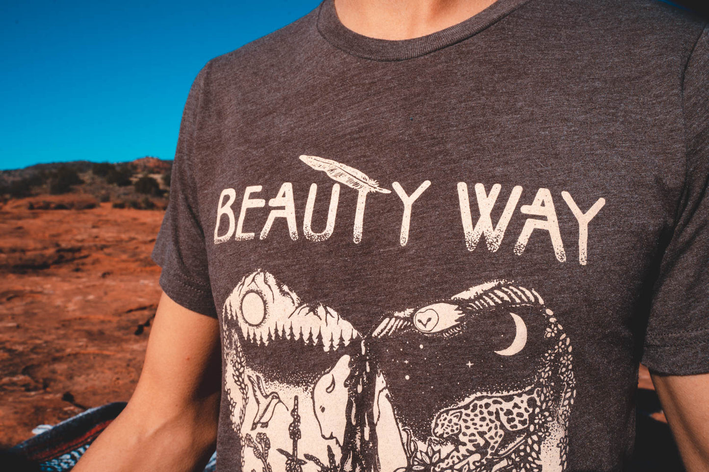 BEAUTY WAY TRIBLEND UNISEX TEE