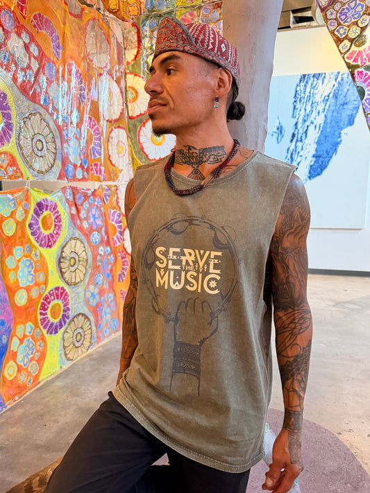 SERVE THE MUSIC UNISEX TANK