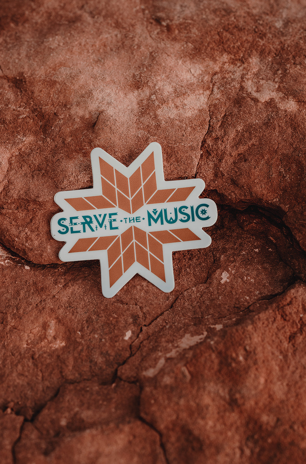SERVE THE MUSIC STICKER - 2 Colors