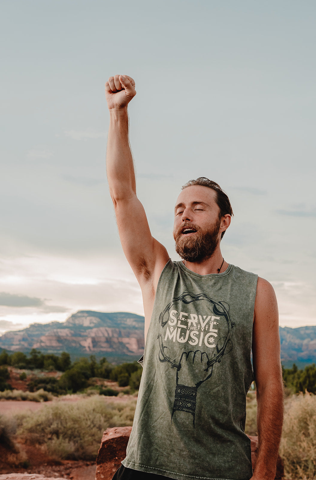 SERVE THE MUSIC UNISEX TANK