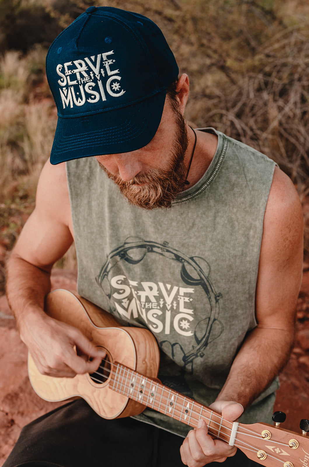 SERVE THE MUSIC BASEBALL CAP