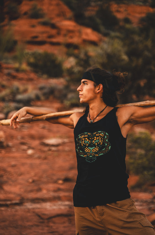 Ayahuasca Jaguar Unisex Tank Top