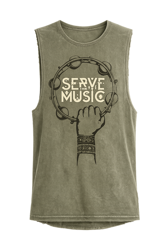 SERVE THE MUSIC UNISEX TANK