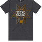 SERVE THE MUSIC UNISEX TEE